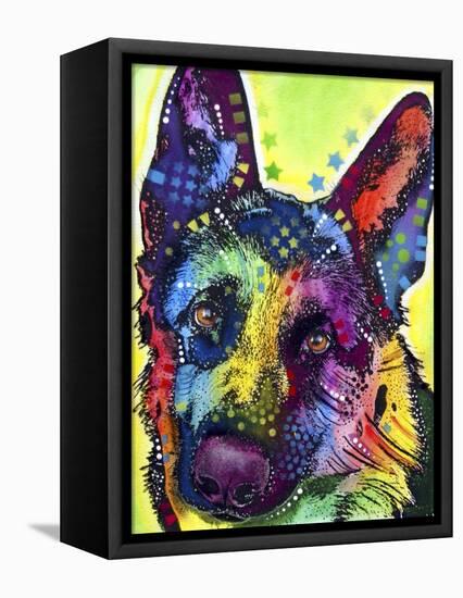 German Shepherd-Dean Russo-Framed Premier Image Canvas