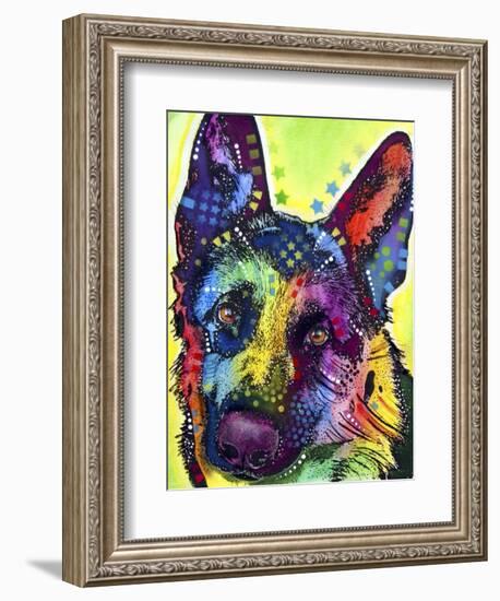 German Shepherd-Dean Russo-Framed Giclee Print