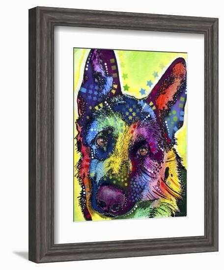 German Shepherd-Dean Russo-Framed Giclee Print