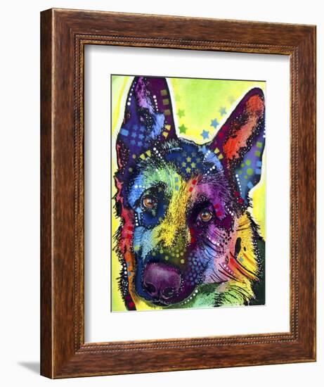 German Shepherd-Dean Russo-Framed Giclee Print