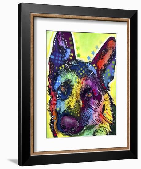 German Shepherd-Dean Russo-Framed Giclee Print