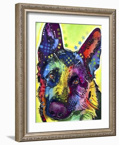 German Shepherd-Dean Russo-Framed Giclee Print