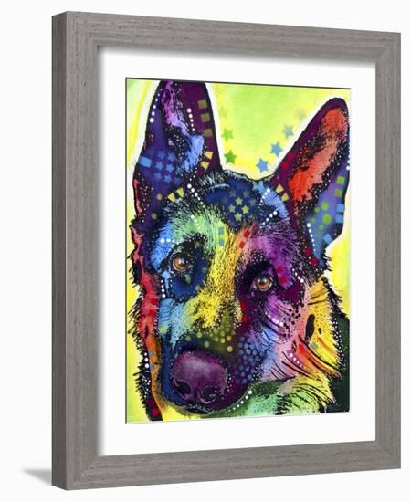 German Shepherd-Dean Russo-Framed Giclee Print