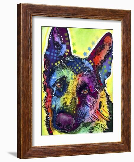 German Shepherd-Dean Russo-Framed Giclee Print