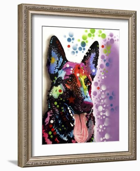 German Shepherd-Dean Russo-Framed Giclee Print