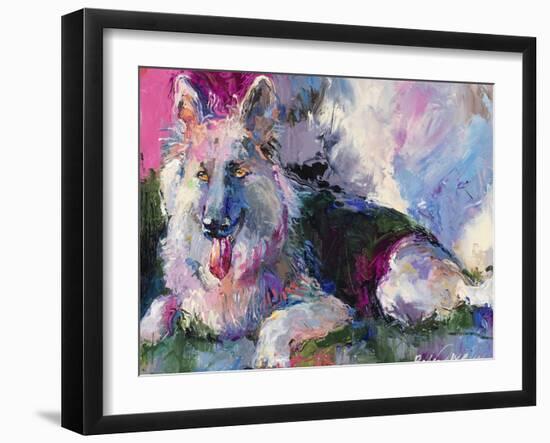 German Shepherd-Richard Wallich-Framed Giclee Print