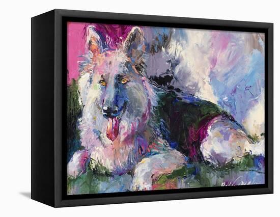 German Shepherd-Richard Wallich-Framed Premier Image Canvas