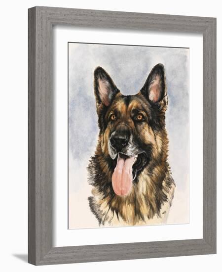 German Shepherd-Barbara Keith-Framed Giclee Print