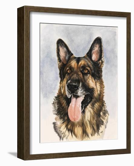 German Shepherd-Barbara Keith-Framed Giclee Print