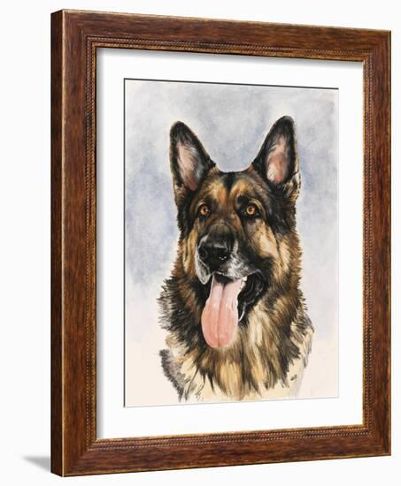 German Shepherd-Barbara Keith-Framed Giclee Print