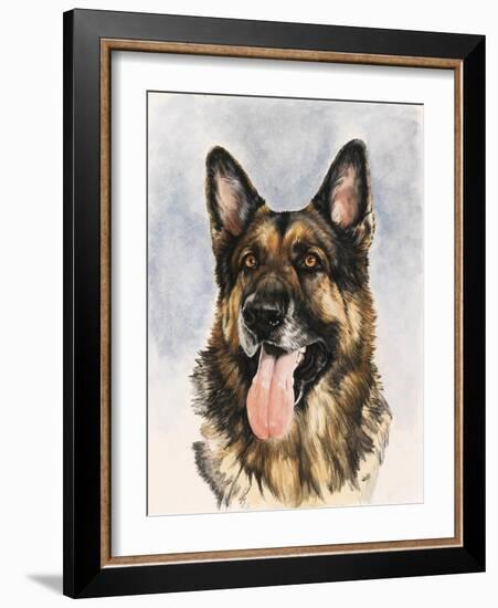 German Shepherd-Barbara Keith-Framed Giclee Print