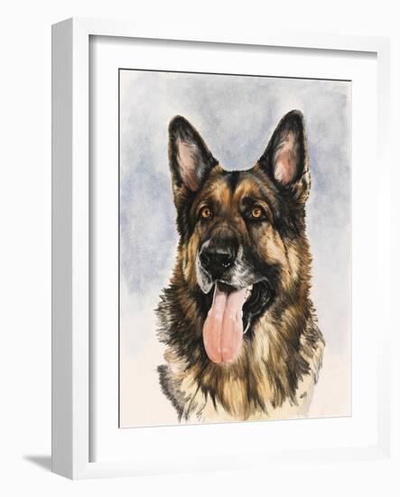 German Shepherd-Barbara Keith-Framed Giclee Print