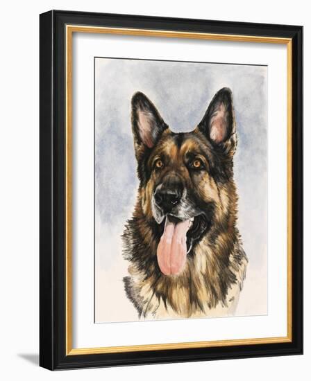 German Shepherd-Barbara Keith-Framed Giclee Print