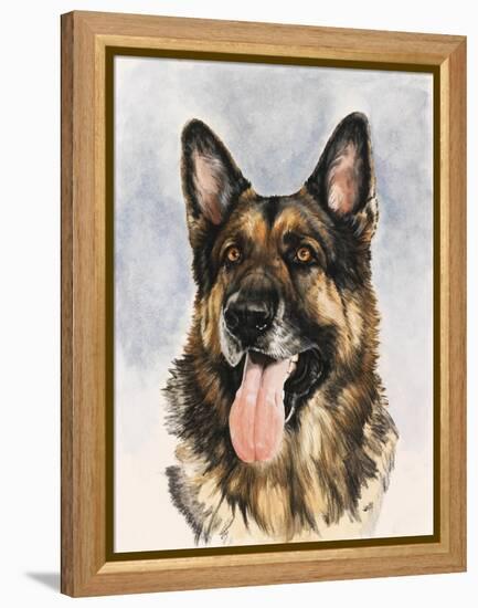 German Shepherd-Barbara Keith-Framed Premier Image Canvas