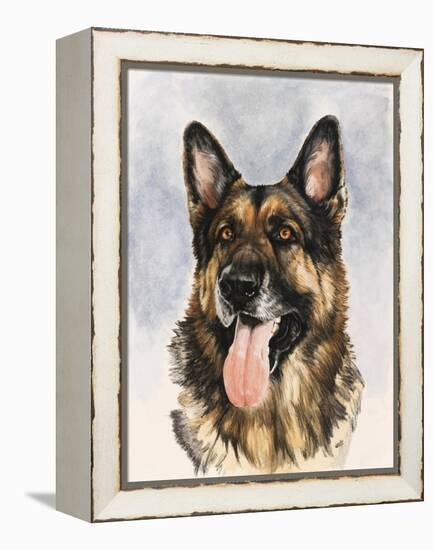 German Shepherd-Barbara Keith-Framed Premier Image Canvas