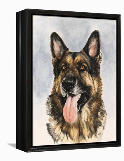 German Shepherd-Barbara Keith-Framed Premier Image Canvas