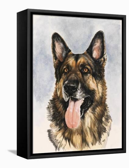 German Shepherd-Barbara Keith-Framed Premier Image Canvas