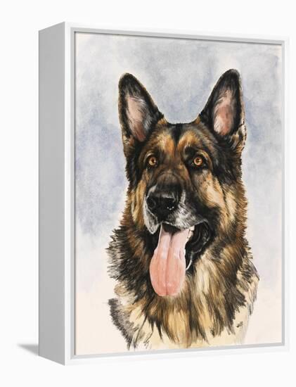 German Shepherd-Barbara Keith-Framed Premier Image Canvas