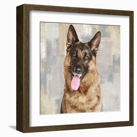 German Shepherd-Keri Rodgers-Framed Art Print