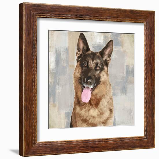 German Shepherd-Keri Rodgers-Framed Art Print