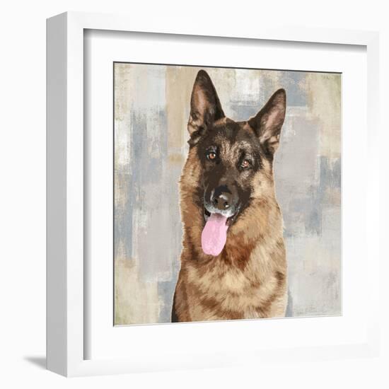 German Shepherd-Keri Rodgers-Framed Art Print