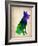 German Sheppard Watercolor-NaxArt-Framed Art Print