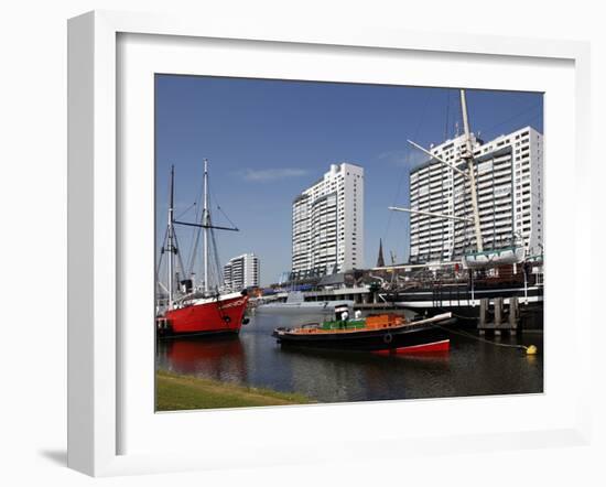 German Shipping Museum, Bremerhaven, Bremen, Germany, Europe-Hans Peter Merten-Framed Photographic Print