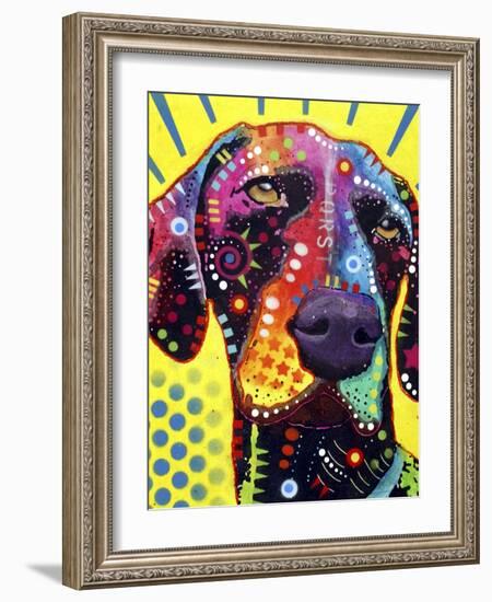 German Short Hair Pointer-Dean Russo-Framed Giclee Print