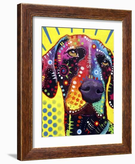 German Short Hair Pointer-Dean Russo-Framed Giclee Print