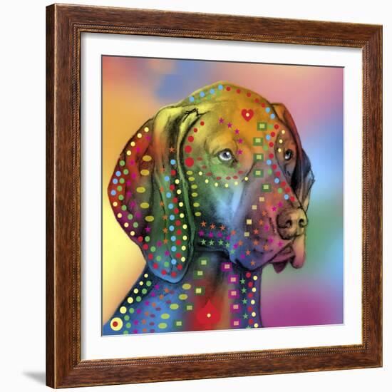 German Short hair Pointer-Mark Ashkenazi-Framed Giclee Print