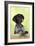 German Shorthaired Pointer Looking over a Fence-null-Framed Photographic Print