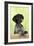 German Shorthaired Pointer Looking over a Fence-null-Framed Photographic Print