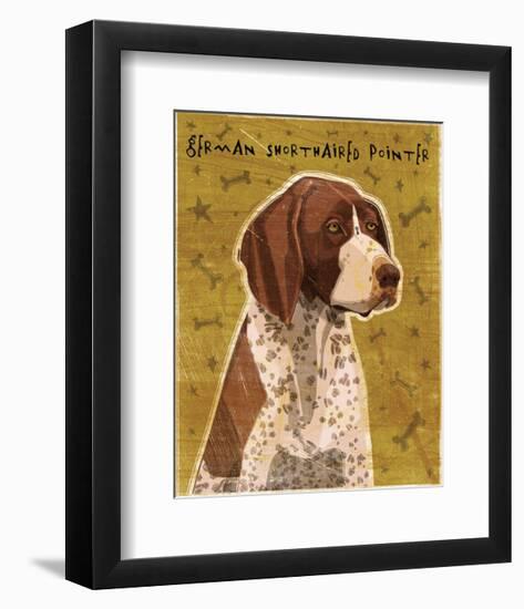 German Shorthaired Pointer-John W^ Golden-Framed Art Print