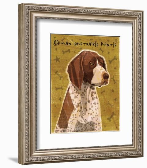 German Shorthaired Pointer-John W^ Golden-Framed Art Print