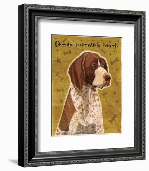 German Shorthaired Pointer-John W^ Golden-Framed Art Print