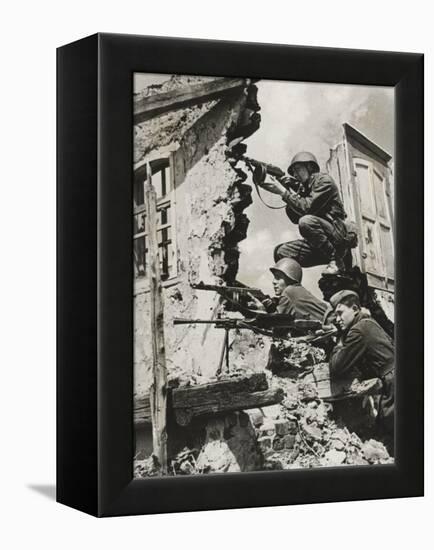 German Snipers, 1941-German photographer-Framed Premier Image Canvas