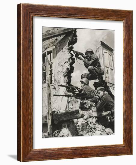 German Snipers, 1941-German photographer-Framed Photographic Print