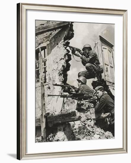 German Snipers, 1941-German photographer-Framed Photographic Print