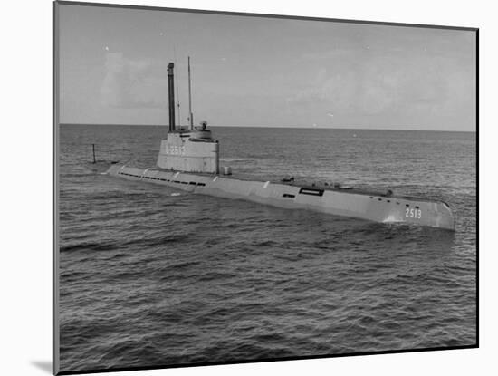 German Snorkle Submarine That Ussr Got at the End of the War-Ralph Morse-Mounted Photographic Print