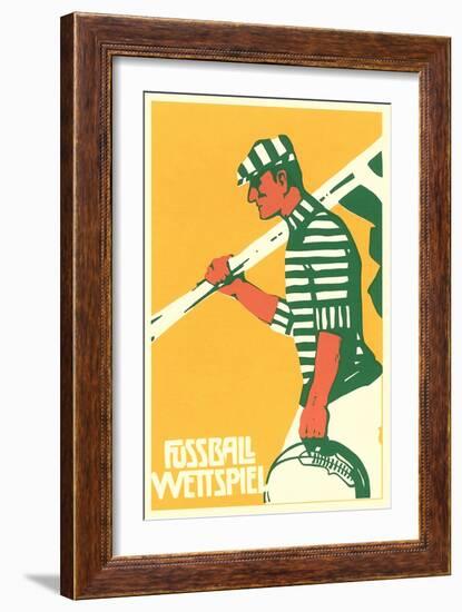 German Soccer Match-null-Framed Art Print