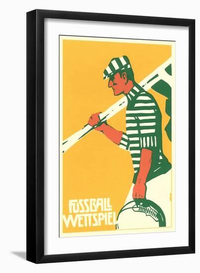 German Soccer Match-null-Framed Art Print