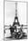 German Soldiers in Front of the Eiffel Tower, Paris, 1940-null-Mounted Photographic Print