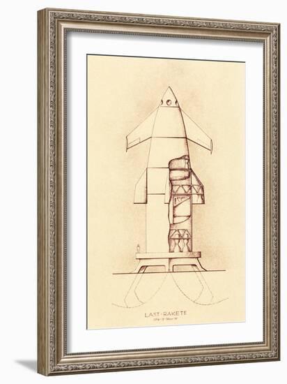 German Space Shuttle Study, 1951-Detlev Van Ravenswaay-Framed Photographic Print