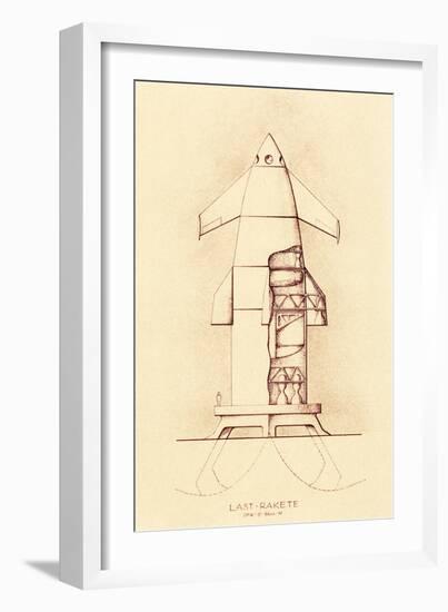 German Space Shuttle Study, 1951-Detlev Van Ravenswaay-Framed Photographic Print