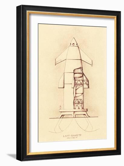 German Space Shuttle Study, 1951-Detlev Van Ravenswaay-Framed Photographic Print