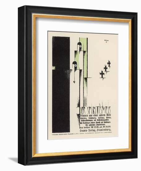 German Spiritualist Book-W. Kampmann-Framed Art Print