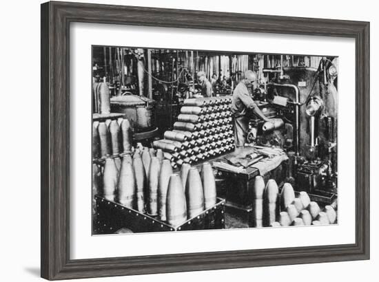 German State Munition Factory, World War I, 1917-null-Framed Giclee Print