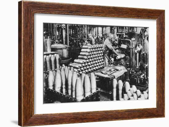 German State Munition Factory, World War I, 1917-null-Framed Giclee Print