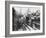 German Trenches During World War I on the Western Front-Robert Hunt-Framed Photographic Print