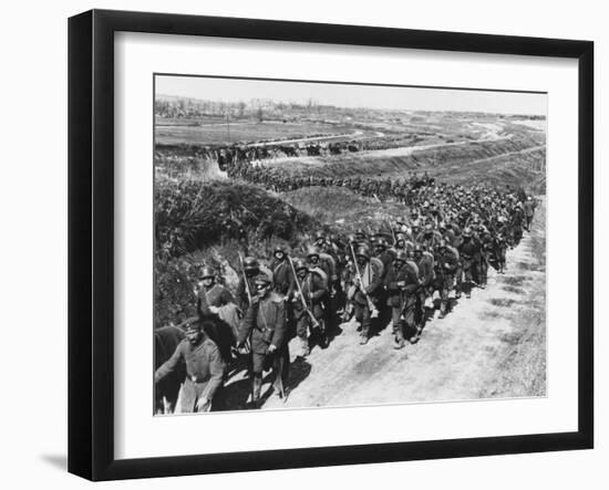 German Troops WWI-Robert Hunt-Framed Photographic Print